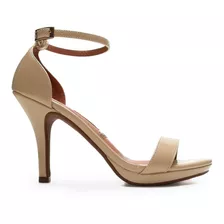 Sandalias Vizzano Verniz Mujer Charol Taco Aguja 11cm