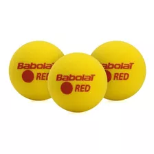 Bola De Tênis Babolat Red Foam Stage 3 Com 03 Unidades Amar