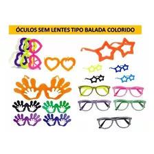 Kit 100 Unidades Óculos Festa Balada Sortidos Colorido 