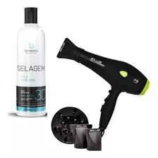 Selagem Silk 3d Borabella 350ml + Secador Cabelo Salles 4200