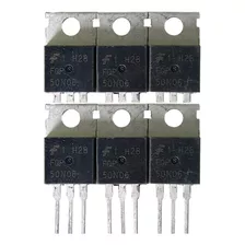Fqp50n06 - 50n06 - Fqp 50n06 Transistor Mosfet Fet (6 Peças)