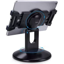 Soporte Giratorio Para Tablet/celular 6 A 13.5 Negro