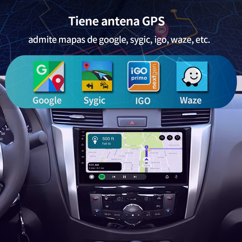 Radio Estereo De Pantalla Android Para Nissan Np300 Carplay Foto 5