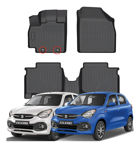 Cubre Pisos Calce Perfecto Suzuki Celerio - 3 Piezas