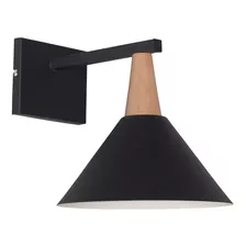 Aplique Pared Madera Nórdico Ø20cm E27 Led Vg