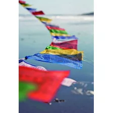 Banderitas Tibetanas Pack De 5chico Mide 92 Cm L X 6 Cm A