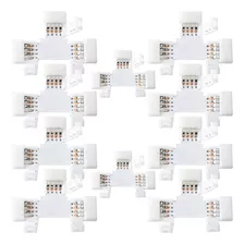 10x T Shape 4 Pins Connector Jackyled 10mm Non-waterproof