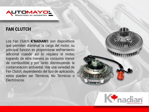 Fan Clutch 135.00 Mm K-nadian Isuzu Truck L4 2.3l 88-92 Foto 5