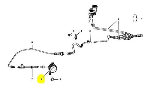 Rodamiento Hidraulico Embrague Jeep Compass 2.4 L4 07-17 Foto 2