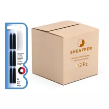 Cartuchos Mini Sheaffer Para Pluma Fuente Pack 12pz C/negro