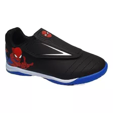 Tenis Chuteira Futsal Infantil Homem Aranha Marvel Original