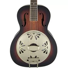 Resonador De Cuello Redondo Gretsch G9240 Alligator Caoba - 