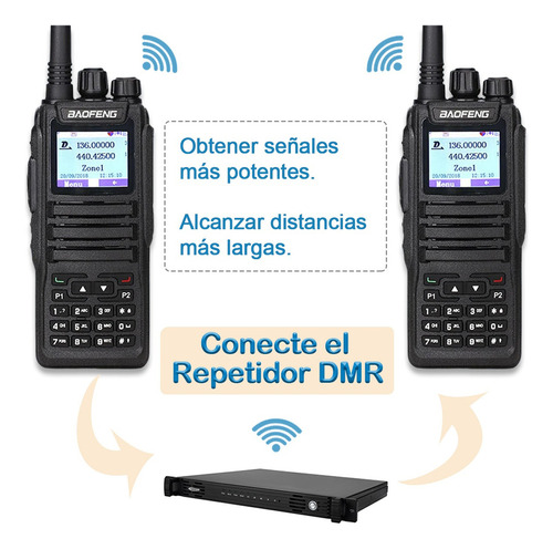 Radios Largo Alcance Dmr Digital/analgica Uhf Vhf Open Gd77 Foto 6