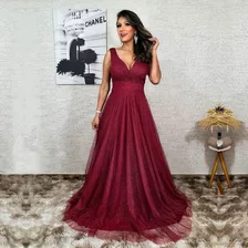 Vestidos De Festa Rose Tiffany Marsala - Madrinha, Casamento