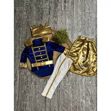 Traje De Príncipe De Lujo Personalizado Azul Rey