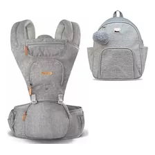 Canguru Para Bebê Hipseat (até 15kg) Com Mochila Maternidade