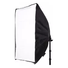 Difusor Fotográfico Softbox Easy Sb E27 50x70 Soft Box Do 50cm Branco Com Interior Prateado 110v/220v