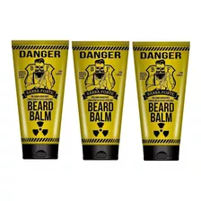 3 Beard Balm Bálsamo Para Barba Danger 170 G - Barba Forte