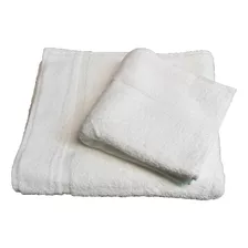 Toalla Baño Blanca Hotel Karsten Agata 600g Algodón Color Blanco