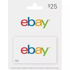Ebay Gift Card 25 Usd