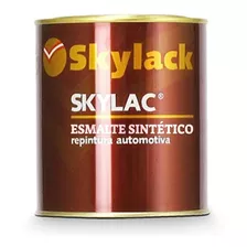 Tinta Sintético Automotivo Preto Semi Fosco 900ml - Skylack
