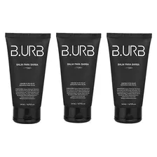 Kit 3x Balm Para Barba Uptown 140ml Barba Urbana