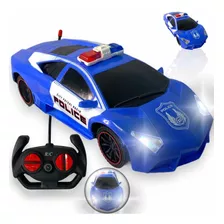 Carrinho + Controle Brinquedo Presente Dia Crianças Polícia