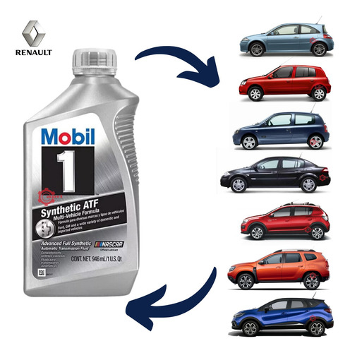 Aceite Transmisin Automtica Renault Mobil 1 Synthetic 6pz Foto 3