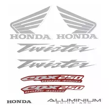 Kit Adesivos Honda Cbx250 Twister 2005 Vermelha - Lb00960