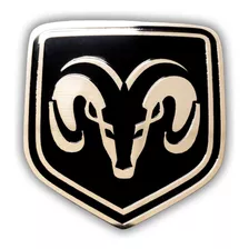 Emblema De Aço Inox 304 Logo Dodge Ram 1500 2500 3500*