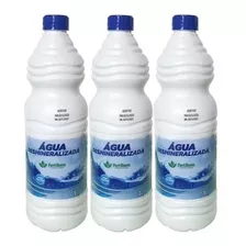 Agua Desmineralizada Radiador Bateria 1 Lt Kit 3 Litros