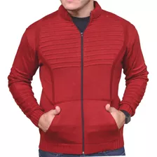 Casaco Suéter Masculino Lã Com Zíper Trico Blusa De Frio