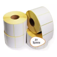 20 Rollos Etiquetas Termicas 55x44 Top Balanza Report Cuora 