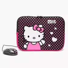 Kit Funda Tablet 10 & Mouse Usb 20409c Negro Hello Kitty