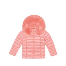 Puffer Feminina Jaqueta Casaco Capuz Forro Pelucia Infantil