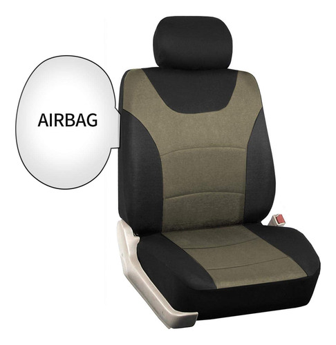 Car Front Seat Covers, 2 Pcs Universal Fit Seat Covers Fo Ab Foto 3