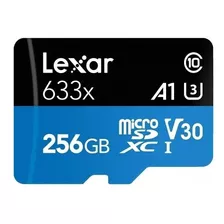 Tarjeta De Memoria Lexar Lsdmi256bbnl-633a High-performance 633x Con Adaptador Sd 256gb