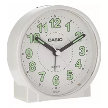 Reloj Despertador Casio Blanco Numeros Luminosos Repetic