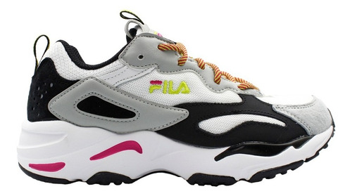 Tenis Fila Gris Mujer Ray Tracer Sharp Green