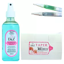 Prep 200ml + Algodão Prensado + Hidratante De Unha + Lixa