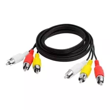 Cable Rca 3x3 Audio Y Video 1.5 Metros