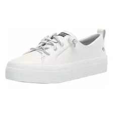 Sperry Crest Vibe - Tenis De Plataforma Para Mujer, Cuero Bl