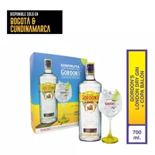 Gordon's Gin + Copa Pack 700ml - mL a $100