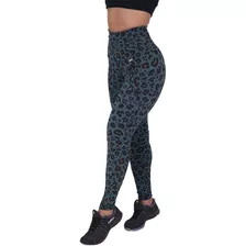 Legging Mescla Sublimada Não Fica Transparente Cintura Alta