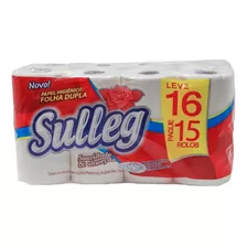 Papel Higiênico Folha Dupla Sulleg - 64 Rolos