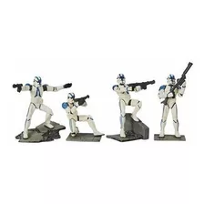 Hasbro Star Wars Unleashed Battle 4 Pack Paquete 501 De Anak