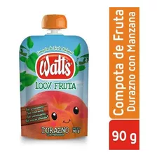 Compota Watts Pouch Durazno 90gr(10unidad)-super