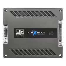 Modulo Automotivo Banda Ice X 3001 3000w 1 Ohm 1 Canal Cor Preto