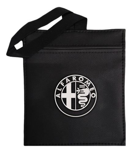 Bolsa De Basura Para Carro Alfa Romeo  Logo Azul Alfa Romeo Milano