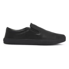 Iate Masculino Slip On Couro Legítimo Sapatênis Confortável